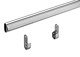 Hettich 9219989 Schrankrohr-Set 15/30 x 1200 mm (Kleiderstange)