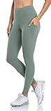 Anwell Sport Leggings Damen High Waist Leggings Sport Damen Sportleggings Damen Blickdicht Helllgrün S