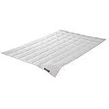 Badenia Daunendecke Trendline Comfort Leicht, 135 x 200 cm,Weiß