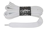 Rocking Gear Phat Laces extra breite Schnürsenkel (Weiß/White)