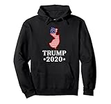 New Jersey für Trump 2020 GOP-konservatives Geschenk NJ Staatskarte Pullover H