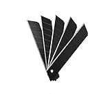 Schwarze Carbonstahl Cuttermesser Klingen/Abbrechklingen/Messer (50, Stück)