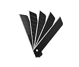 Schwarze Carbonstahl Cuttermesser Klingen/Abbrechklingen/Messer (10, Stück)