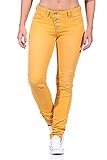 Buena Vista Damen Jeans Malibu Stretch Twill Hose Knopfleiste Denim Pants Trousers (2795 mais, S)