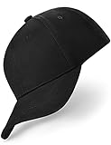 REEFLESS® Baseball Cap Herren Damen Schwarze Basecap - verstellbare Kappe - Caps für Männer F