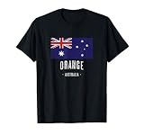 Stadt von ORANGE Australien | AU - Australische Flagge - T-S