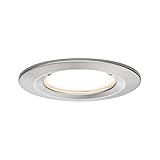 Paulmann 93873 LED Einbauleuchte Premium Set Coin Slim dimmbar rund starr LED 3x6,8W 2700K 230V 51mm Eisen geb/