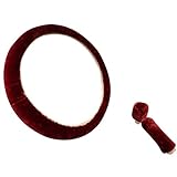 Auto Lenkradhülle Lenkradabdeckung Warme Lenkrad Abdeckung Handbremse & Getriebe Abdeckung Set Universal plüsch Teleskop Lenkradschoner Lenkradbezug Fell für Auto Zubehör, 36-38cm (A)