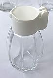 Osma M&M Glas Salzstreuer Pfefferstreuer Deckel PP Weiss/W
