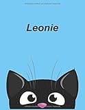 Personalisiertes Notizbuch: Leonie - über 100 Seiten, liniert im A4+ F