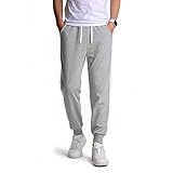 GODKS Trainingshose Herren Klassisch Streifen Hosen Slim Fit Casual Jogger Sporthose Freizeithose Cargo Hose Sport Outdoor Freizeithose Baumwolle Fitness Jogginghose Streetwear Sweatp