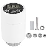 Zhiyavex ZIGBEE HY366 Heizkörperventil,Intelligentes Temperaturregelungs-LCD-Kühlerventil,Unterstützt Wöchentliche Programmiereinstellungen,Urlaubsmodi und Ruhetag