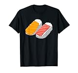 Schlafende Sushi Humor Zeichnung lustiges japanisches Essen T-S