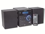 Universum Stereoanlage mit CD, DAB+, UKW Radio, Bluetooth, AUX In und USB MS 300-21 Black