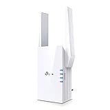 TP-Link RE605X Wi-Fi 6 AX1800 Dualband Gigabit WLAN Repeater (1200Mbit/s auf 5Ghz und 574Mbit/s auf 2.4GHz, OneMesh, Intelligente Signalanzeige, AP Modus,Tether App) weiß