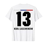Russland Sauf Trikot Sauf Legende Saufnamen Karl Laschnikow T-S