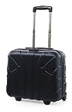 SUITLINE – Pilotentrolley Hartschale, Business Trolley, Kabinengepäck, Handgepäck Trolley, Pilotenkoffer, Bordcase, Bordgepäck, TSA, ABS, 2 Rollen, Camouflag