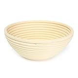 Brotgärkorb rund Rattan Brotgärkorb Brotgärungskorb mit Deckel Brotgärkorb