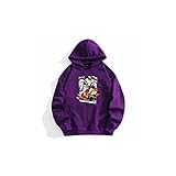 EGVBXD Anime Kleidung One Piece Hoodie Pullover Roronoa Zoro Luff Kapuzenpullover Anime Merch Cosplay Kapuzenpullover,A,L