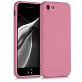 kwmobile Slim Case kompatibel mit Apple iPhone 7/8 / SE (2020) - Hülle Silikon Handy - gummiert - Handyhülle Bubblegum Pink