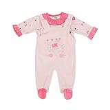 Strampler für Neugeborene, 0-3 Monate, Chenille, für den Winter, Latzhose und Trikot Love, Rosa, 62