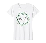 Damen Bride Junggesellenabschied Eukalyptus Boho Braut T-S