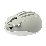 DAGUAI Mäuse drahtlose Maus niedlichen Hamster geformte Computermäuse 120 0dpi.tragbar USB Schnurlose Maus for Pc.Laptop-Computer-Notizbuch. (Color : Gray)