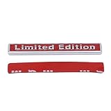 FSXZM 3D Metall Auto Limited Edition Logo Emblem Aufkleber Auto Aufkleber für Auto LKW Auto Heck Kotflügel Aufkleber Dekoration,