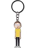 Difuzed Rick and Morty Keychain Morty with Movable Head Metal M
