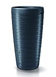 Regenwassertonne Regentonne Regenbehälter Regentank Regenfass Amphore 240L Welle-Disign 3D mit Wasserhahn (Anthrazit)