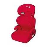 Safety 1st Road Safe Kindersitz, mit Verstellbarer Kopfstütze und Rückenlehne, Komfortabler Gruppe 2/3 Autositz (15-36 kg), Nutzbar ab ca. 3,5 bis 12 Jahre, Full Red (rot)