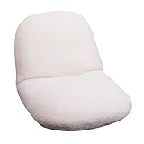 Komfortabler Boden Sofa Stuhl 5-Position Adjustable Floor Seating Mit Rückenstütze Meditationskissen Für Lesen, Fernsehen, Spiele, 60 × 60 × 55cm(Color:Weiß)