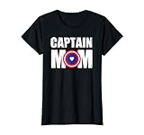 Damen Damen Super Captain Mom Mama Superhero Superheldin T-S