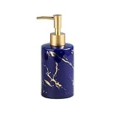Küchenseifenspender Handdesinfektionsflasche Kreative High-End-Flasche für ätherisches Öl Shampoo-Spender-Flasche Körperlotion Handcreme-Flasche Premium-Keramik-Seifenspender-Flaschen (Color : A)