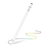 GXZOCK Stylus Stift Tablet Stift Eingabestift Touchstift 1,45-mm-Spitze ultrafeinen Spitzen Kompatibel mit iPads Tablets iPhones Samsung Lenovo Smartphones Tablets Weiß