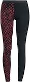 RED by EMP Built for Comfort Frauen Leggings rot/schwarz XL 95% Baumwolle, 5% Elasthan Streetw