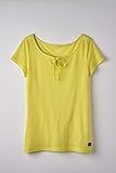 super.natural Bequemes Damen T-Shirt, Mit Merinowolle, W RELAX TEE, Größe: M, Farbe: Gelb