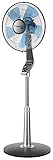 Rowenta VU5670 - Standventilator Turbo Boost Silence Extreme mit Fernbedienung, Durchmesser 40 cm, Superleise, Schwarz/Silb