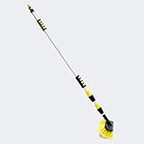 Teleskop Autowaschbüste aus Aluminium, 135-300cm,An/Aus Schalter, Felgenbü