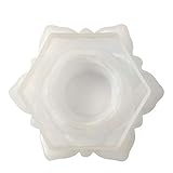 Fllumbo Blumenharz-Formen für Teelichter, Kerzenhalter, Epoxidguss, Silikonformen für DIY-Schmuck, Aufbewahrungsbox, Blumentopf, Schmuckbehälter, Süßigkeitentablett, Behälter, Heimtischdek