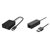 Microsoft Surface USB-C auf VGA Adapter & Surface Ethernet Adapter 3.0, schw