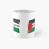 Free Palestine Classic Tasse – 29 ml für Kaffee, Tee, Schokolade Gold L