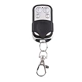 F Fityle 4 Keys 433 MHz Wireless Fernbedienung Schlüsselanhänger für Schwing & Roll-Tore für Garagentor-Antrieb mit Schiebe Abdeckung