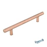 M4TEC Stangengriff Möbelgriff Schlafzimmer Schranktür Küchenschrank Relinggriff Altkupfer. W5 Serie: 128 mm B