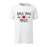 wuitopue Herren-Shirt, Valentinstag, kurzärmelig, Rundhalsausschnitt, Gr. S-XXXXXXXL, Weiß #G, 3XL