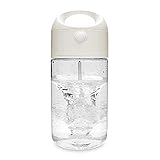 mountop Elektrische Protein-Shaker-Flasche, BPA-frei & auslaufsicher Mischflaschen für glatte Shakes und vor dem Workout, tragbare Shaker-Becher für Mann & Frau, 425 ml, weiß