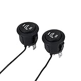 2 Stück Auto Sitzheizung Schalter Universal 3 Pin Runde beheizte Wippe Hallo Low Off C