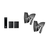 LG Electronics SPK8 Lautsprecher-Systeme Schwarz & Vogel's VLB 500 B Lautsprecher Boxen Wandhalterung Set, schwenkbar, vormontiert, max. 5 kg, schw