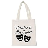 LEVLO Theater Is My Sport Einkaufstasche für Schauspielerin, Schauspieler, Regisseur, Theater is My Sport, M
