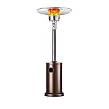 LANLANLife Außenpatio Gasheizung, 13KW freistehende Terrasse Heizung Propan Wärme Easy Control for Outdoor-Garten-Sonnenschirm (Color : A)